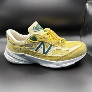 New Balance 990v6 Made in USA Teddy Santis Yellow Green Mens 8.5 Sneakers U990TE